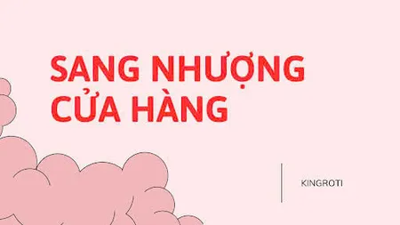 Do tình trạng sức khoẻ và ko thuê được người bán phụ nên cần sang lại toàn bộ quán tại Cà Mau