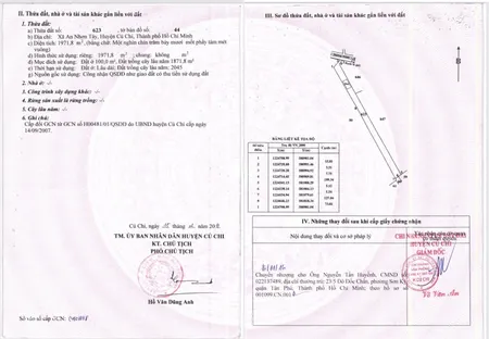 Đất 1/ Tỉnh lộ 7 ( Đường 762), An Nhơn Tây, DT 1971m2