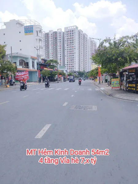 Hiếm Khu Tô Hiệu  56m - 4 tầng  HXH 10m Kinh Doanh - Tân PHú
