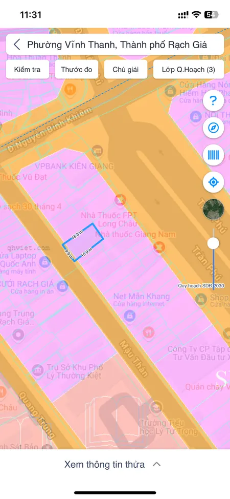🏠 BÁN NHÀ ĐƯỜNG MẬU THÂN GIÁ 4TỶ3 CHÍNH CHỦ TỪ ĐẦU, CHƯA QUA ĐẦU TƯ. TỔNG DIỆN TÍCH ĐẤT: 156M2; GANG 9,7M2, DÀI 16,40M2 TRÊN ĐẤT CÓ 1 NHÀ CẤP 4 KIÊN CỐ; 1 NHÀ TẠM LẮP GHÉP KHUNG SẮT *NHÀ NGAY TRUNG TÂM, CÁCH TRƯỜNG LÝ TỰ TRỌNG 50M, CÁCH CHỢ 30/4 TẦM 200M 