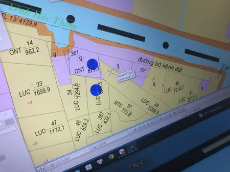 Bán đất 1722m² 2.8 tỷ tại Xã Hòa Khánh Tây Huyện Đức Hòa