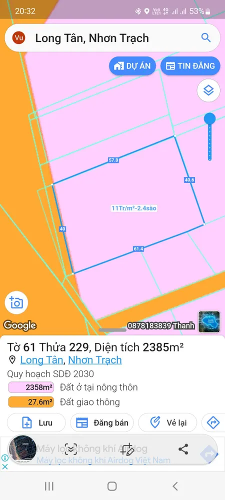 Nhà Đất Long Tân Nhơn Trạch Đồng Nai