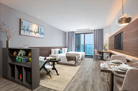Căn hộ view sông Hàn full nội thất, vào ở ngay, vị trí đắc địa trung tâm thành phố, khai thác dòng tiền đến 30tr/1pn