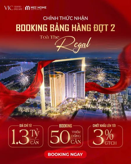 CHÍNH THỨC NHẬN BOOKING ĐỢT 2 – THE REGAL VIC GRAND SQUARE