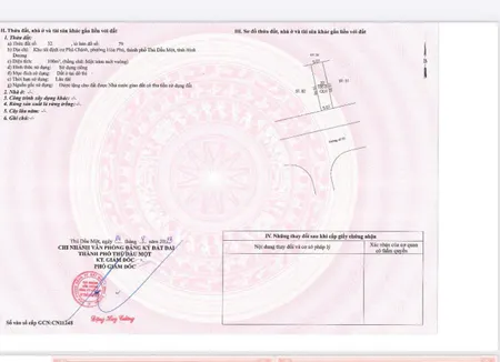 BÁN ĐẤT ĐẸP GIÁ TỐT - VỊ TRÍ ĐẸP TẠI THỦ DẦU MỘT, TỈNH BÌNH DƯƠNG