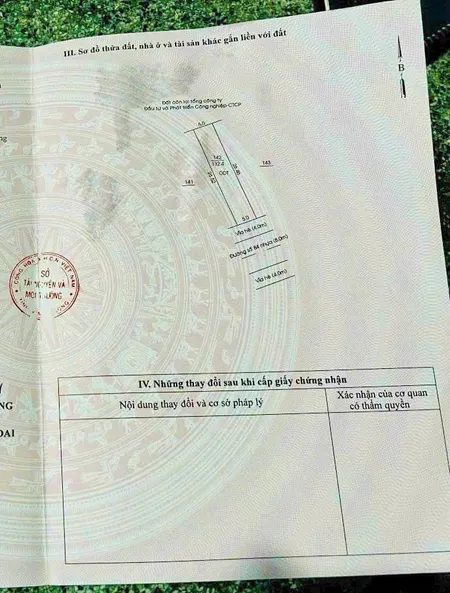 Bán đất 132.5m² 2.45 tỷ tại Phường Phú Tân Thành phố Thủ Dầu Một