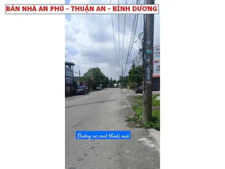 Bán nhà An Phú - Thuận An - Bình Dương, mặt tiền nhựa quy hoạch 30m, giá rẻ hơn hàng xóm 100tr