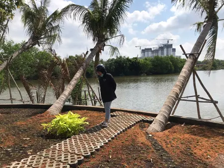 Cần Bán đất nhà phố view sông xã Phong Phú, Huyện Bình Chánh , sổ hồng, thổ cư giá rẻ.