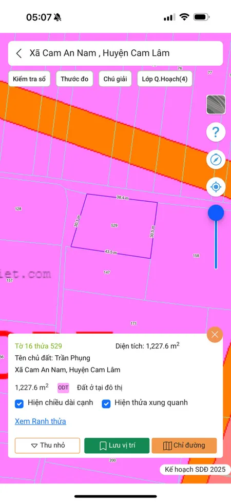 CAM AN NAM -- 1227 M2 -- 38 x 29 -- LÔ GÓC  -- HỢP THỔ-- GIÁ CHỈ 2 TỶ-- 0961481675