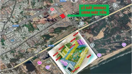 Bán đất 4000m² giá 85 tỷ tại Phường 11 Thành phố Vũng Tàu