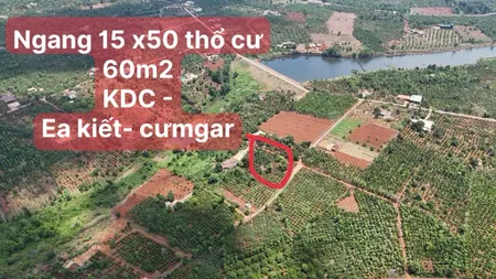 Đất gần hồ ❤️❤️ 15x50 thổ cư 60m2