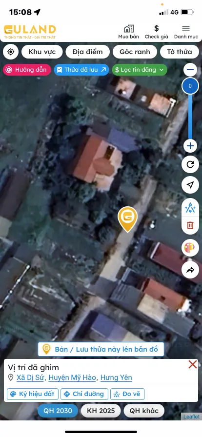 Bán đất 200m² 2 tỷ tại Xã Dị Sử Huyện Mỹ Hào