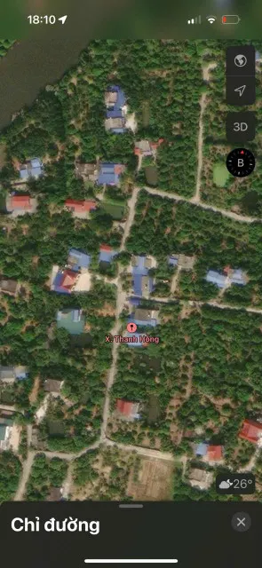 chuyển nhà có nhu cầu bán lô đất 125m2 tại xã Thanh Hồng, huyện Thanh Hà.