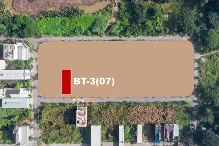 Sổ sẵn - Đất nền (BT3-07) 280m², hướng Nam, đường 12m, KDC Long Hậu