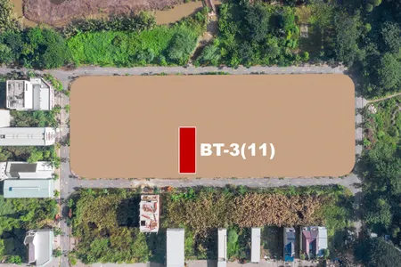 Nền biệt thự BT3-11 tại KDC Long Hậu - DT 280m², hướng Nam, sổ hồng riêng