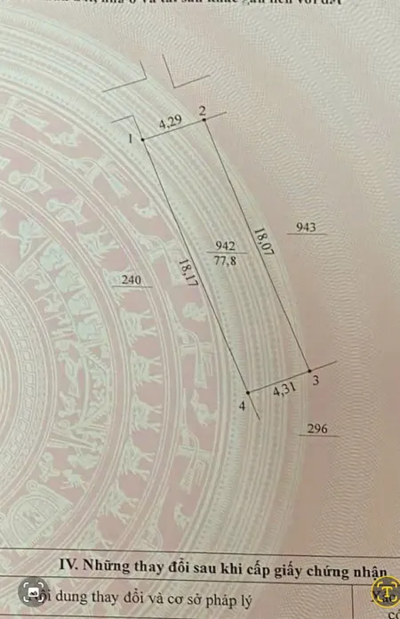 GIẢM SỐC-BÁN LÔ ĐẤT XÃ ĐỒNG THÁP, ĐAN PHƯỢNG-77.8M Ô TÔ VÀO ĐẤT-GIÁ 3.65 TỶ
