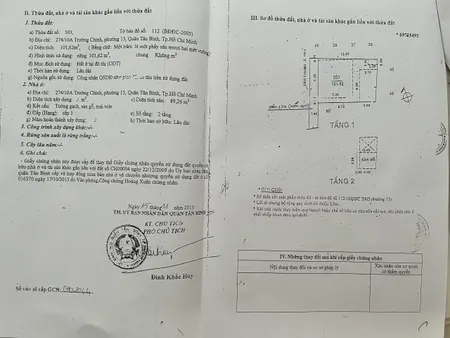 NHÀ DIỆN TÍCH LỚN 1 XẸT TRƯỜNG CHINH