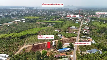 Bán đất 198.4m² 680 triệu tại Xã Phú Ngọc Huyện Định Quán