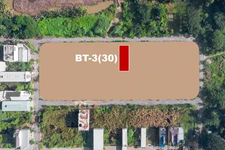 Bán đất nền biệt thự BT3-30 KDC Long Hậu 280m2, đường 12m
