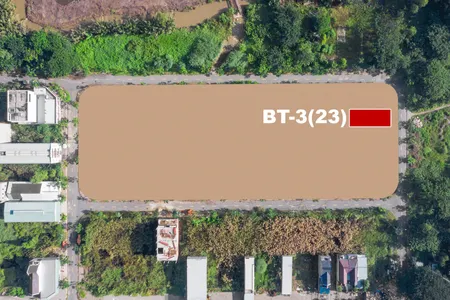 Đất nền gần KCN Long Hậu - Long An, sổ đỏ, nền 202,5m2 (BT3-23)