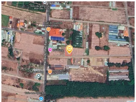 Bán đất 562.3m² 3.7 tỷ tại Xã Tóc Tiên Thị xã Phú Mỹ