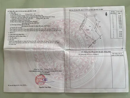 Bán 1000m2 có 200m thổ cư đường xe hơi