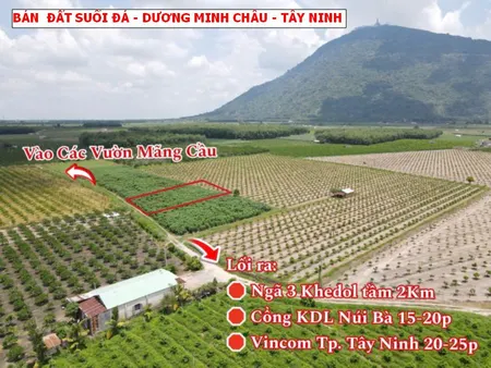 Bán đất vườn Suối Đá - Dương Minh Châu - Tây Ninh chỉ 399tr