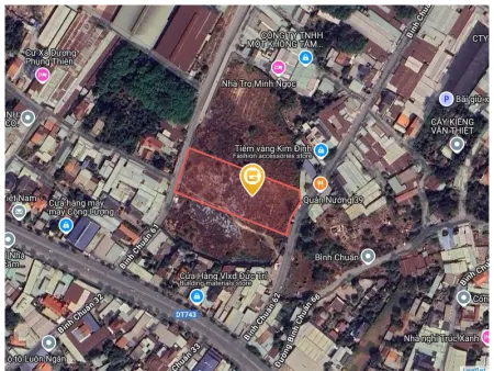 Bán đất 5000.6m² 10 tỷ tại Phường Bình Chuẩn Thị xã Thuận An