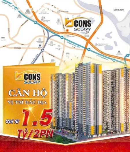 BCONS SOLARY – Sở Hữu Căn Hộ liền kề METRO