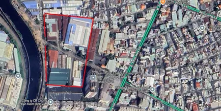 BÁN 5,5 HA ĐẤT MẶT TIỀN SÔNG GÒ VẤP