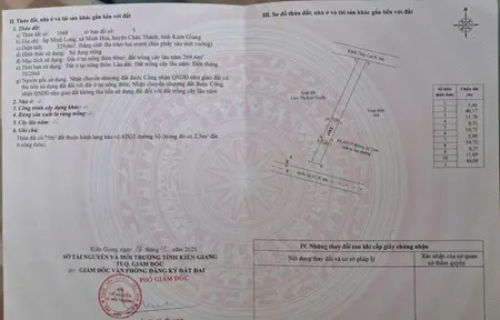 ĐẤT ĐẸP - ĐẦU TƯ SINH LỜI - Bán Gấp Đất Tại Xã Minh Hòa, Châu Thành, Kiên Giang