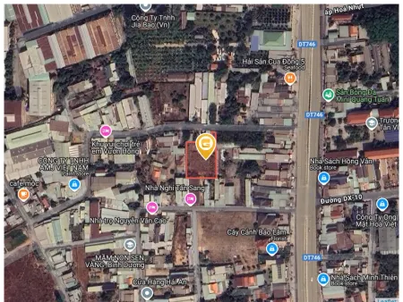 Bán đất 1515.7m² 9 tỷ tại Xã Tân Vĩnh Hiệp Thị xã Tân Uyên