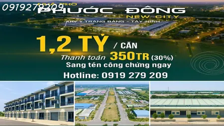 PHƯỚC ĐÔNG NEW CITY – Nhà phố hoàn thiện, pháp lý rõ ràng!