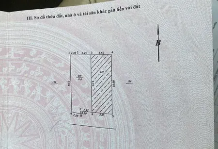 Bán đất Đông Ngạc, Bắc Từ Liêm, 35m2, mặt tiền 3.55m, giá 3.45 tỷ