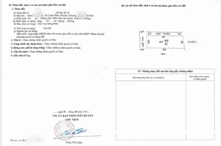 Chủ rất cần tiền nên BÁN GẤP hơn 20tr/m tại Lam Điền 
- Dt 161m full tc - lô góc 2 mặt tiền
- Cách đường xe buýt chạy chừng 50m