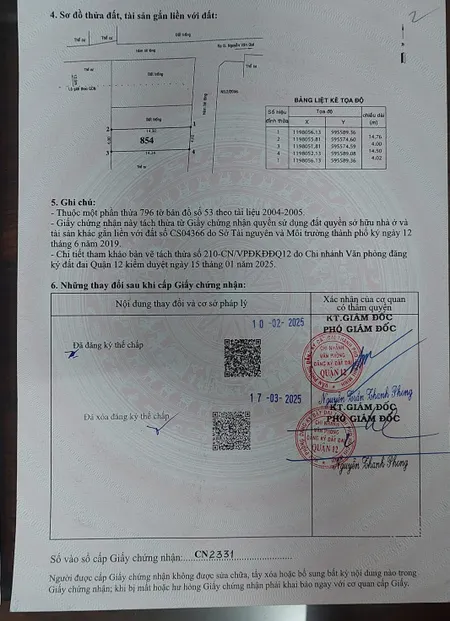 CẦN BÁN GẤP LÔ ĐẤT ĐẸP VỊ TRÍ VÀNG TẠI ĐƯỜNG ĐÔNG HƯNG THUẬN 02, PHƯỜNG TÂN HƯNG THUẬN , QUẬN 12