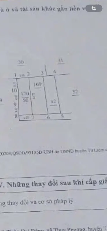 Bán đất 160m² 22.8 tỷ tại Phường Thụy Phương Quận Bắc Từ Liêm