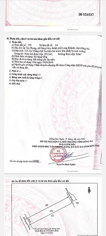 Cần tiền bán gấp lô đất 02 mặt tiền trong đó có mặt tiền đường nhựa lớn có đầy đủ hạ tầng xung quanh như đèn đường, điện 3 pha, nước máy.