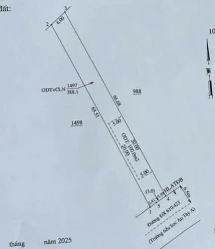 Bán đất An Tây đường cháo vịt Liên Thành 6x66 giá 3.4 tỷ