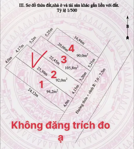 Bán đất 92.5m² giá 1.45 tỷ tại Hợp Thành Thuỷ Nguyên. liên hệ 0362558882