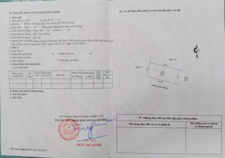 ĐẤT ĐẸP - GIÁ CỰC TỐT - CHÍNH CHỦ BÁN NHANH ĐẤT Khu 1, phường Hải Tân, thành phố Hải Dương.