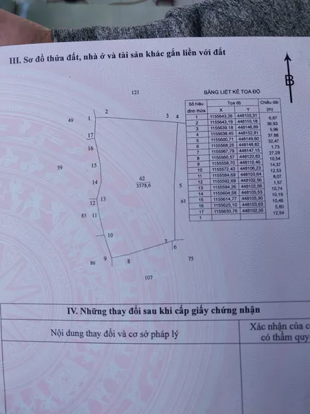 Bán đất 3578.6m² 1.61 tỷ tại Xã Phước Hội Huyện Đất Đỏ