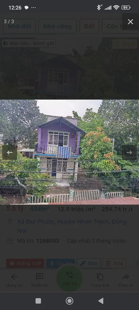 Đất giá rẽ, có sẵng nhà lầu gát lững.thiên nhiên hài hoà,cây cối mát mẽ..
