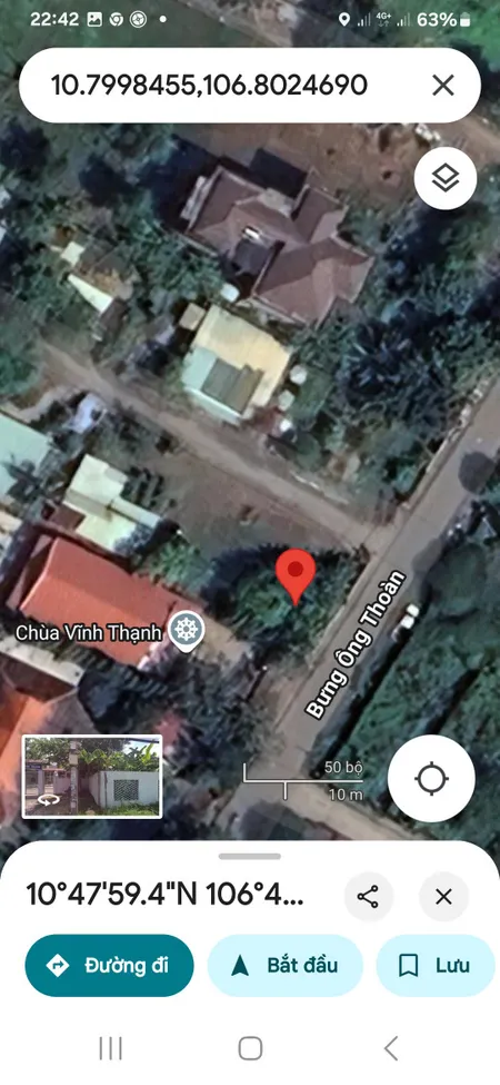Cần cho thuê đất Mt đường bưng ông Thoàn. Có nhà. Đường xe tải