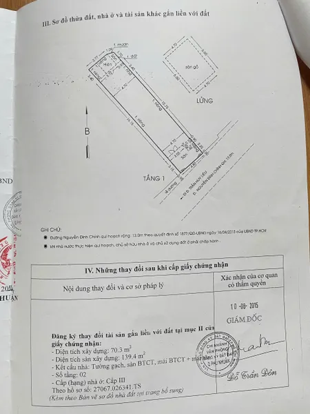 Bán nhà Mt kd đường Nguyễn Đình Chính. P 15