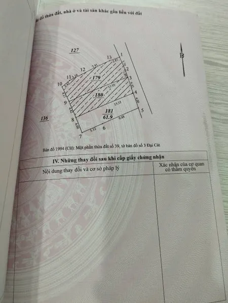 Bán đất 60.3m² 7 tỷ tại Phường Liên Mạc Quận Bắc Từ Liêm
