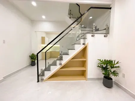 Nhà mới 1 lầu, 1PN tầng trệt, 2PN trên lầu P12Q8
