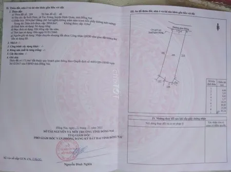 Nhà Đất Túc Trưng Định Quán Đồng Nai