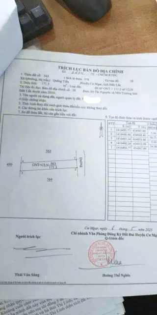 Bán đất 175m² 550 triệu tại Xã Quảng Tiến Huyện Cư M'gar