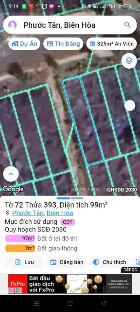 CHÍNH CHỦ CẦN BÁN LÔ ĐẤT TẠI PHƯỚC TÂN- BIÊN HÒA